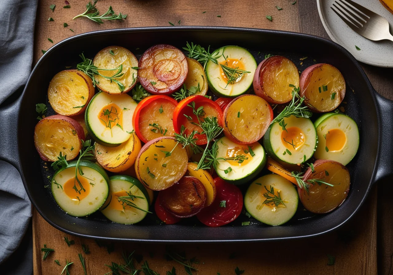 Potato-vegetable skillet