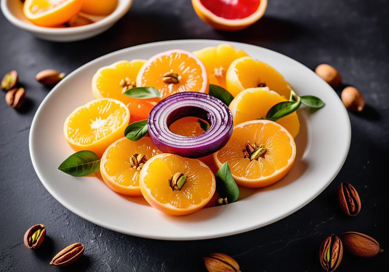 Citrus Fruit Salad with Red Onions