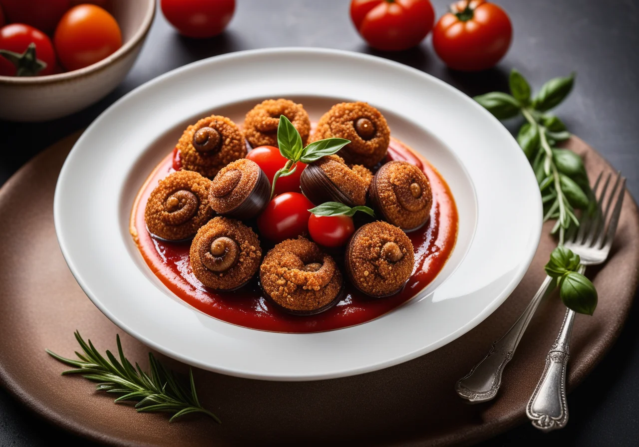 Breaded Weinberg Snails Greek Style