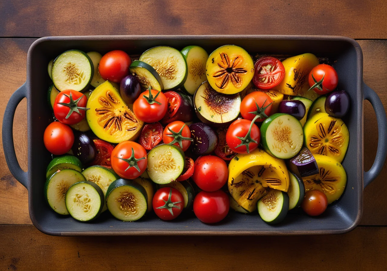 Paprika Vegetable with Zucchini