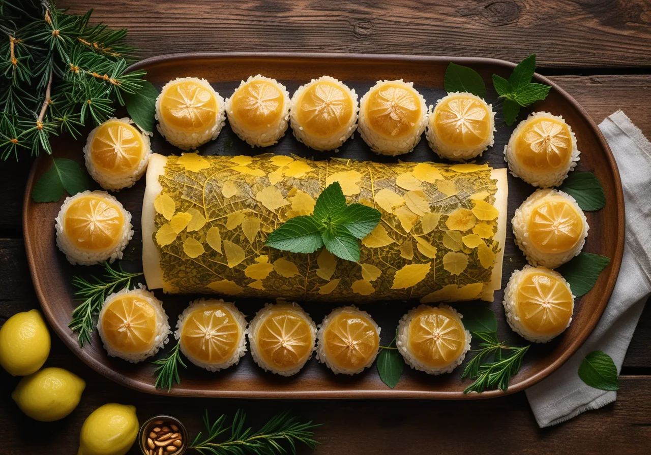 Vegan Stuffed Grape Leaves