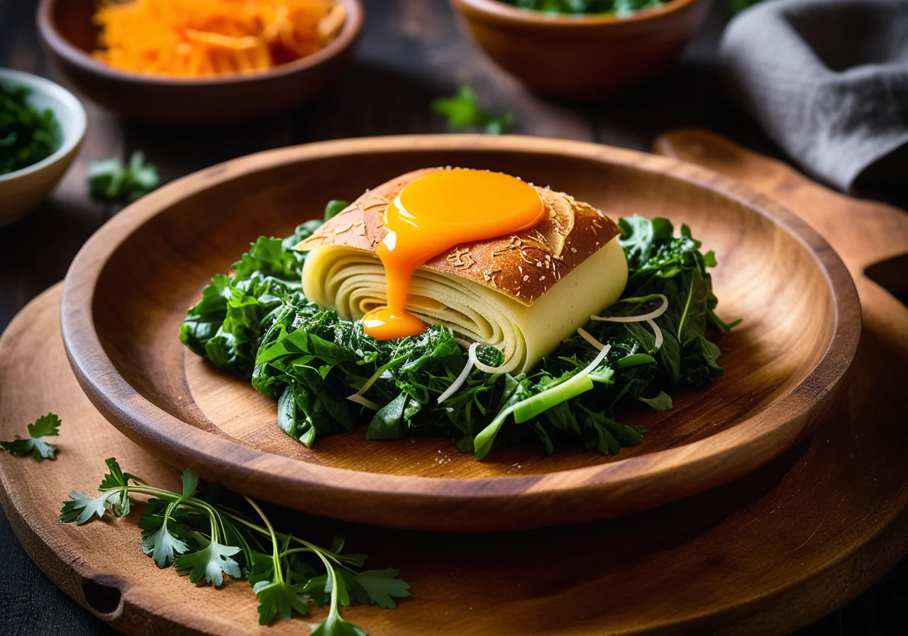 Potato Roll with Vegetable Filling