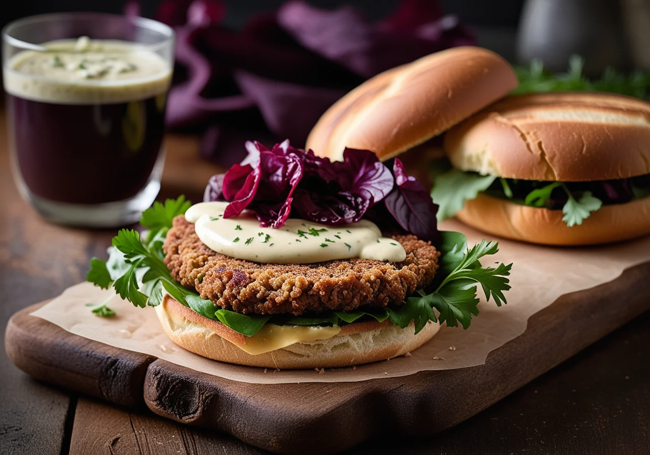 Veal Schnitzel Sandwich