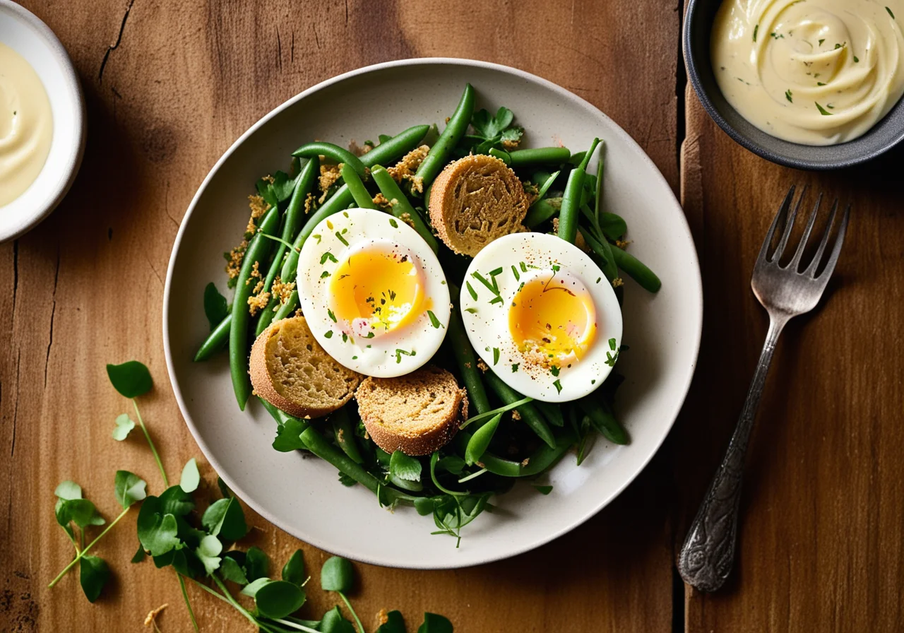 Potato and Green Bean Salad with Watercress