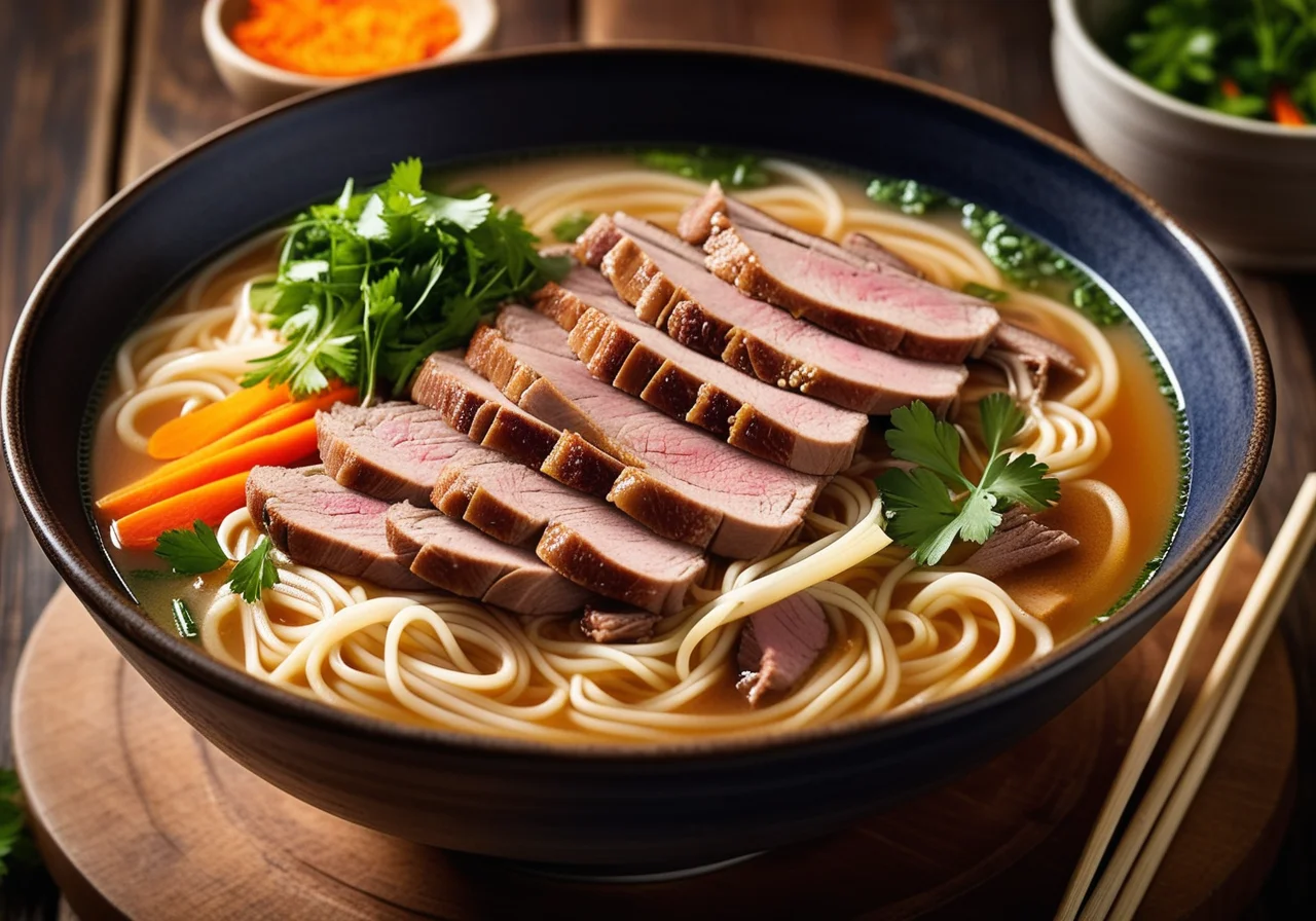 Duck Soup with Noodles