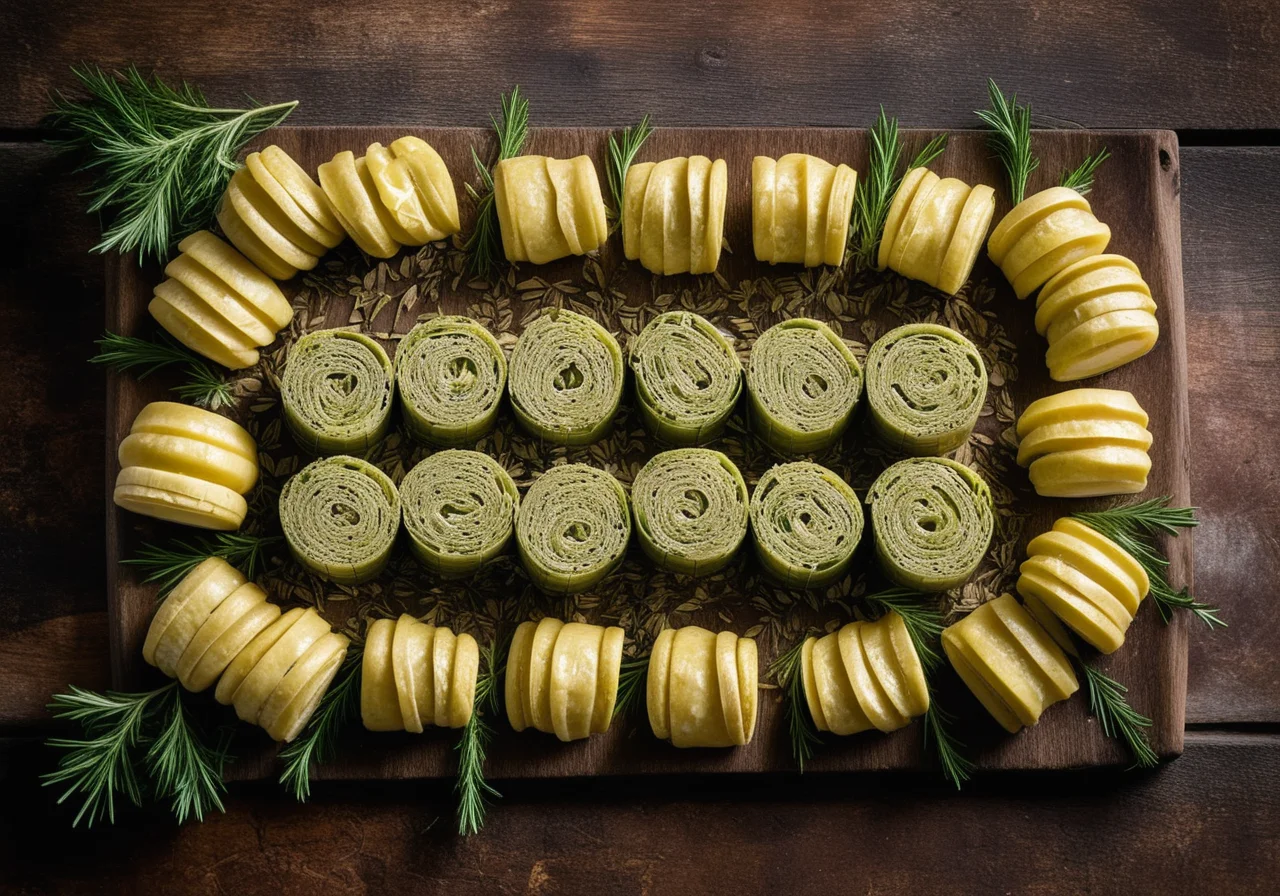 Grape Leaf Rolls with Rice Filling