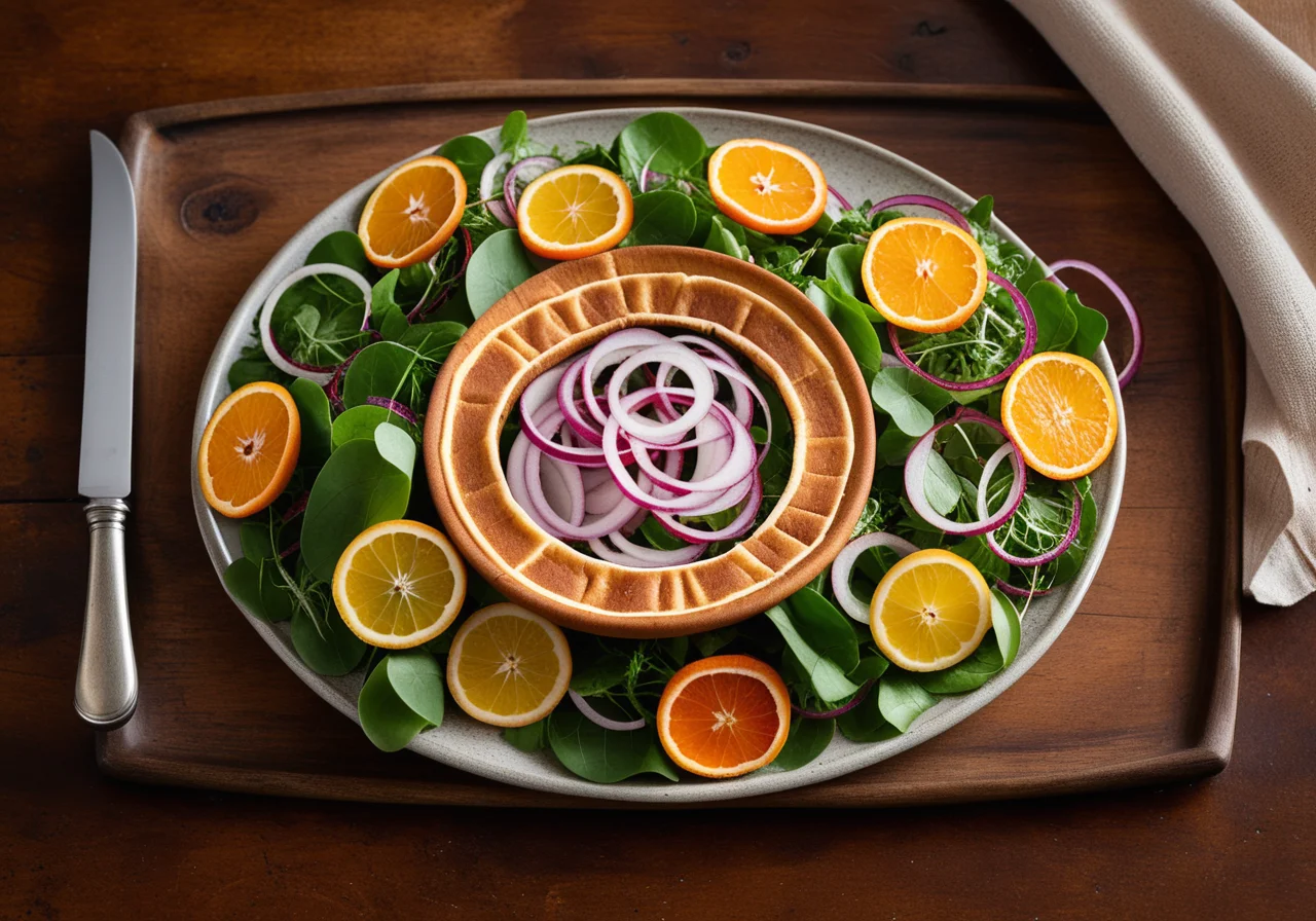 Batavia Salad with Radishes and Oranges