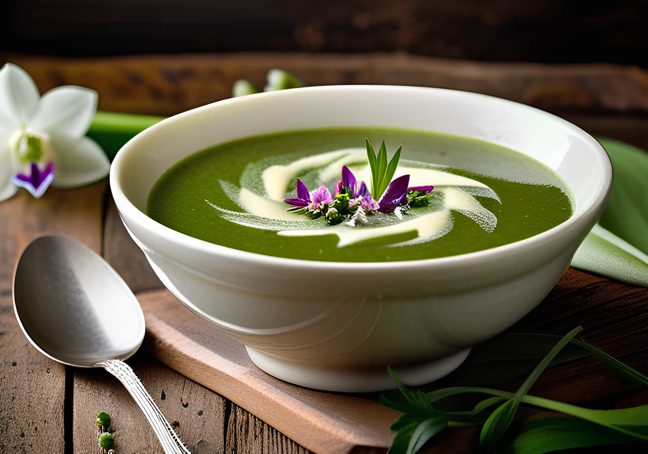 Vegan Wild Garlic Soup