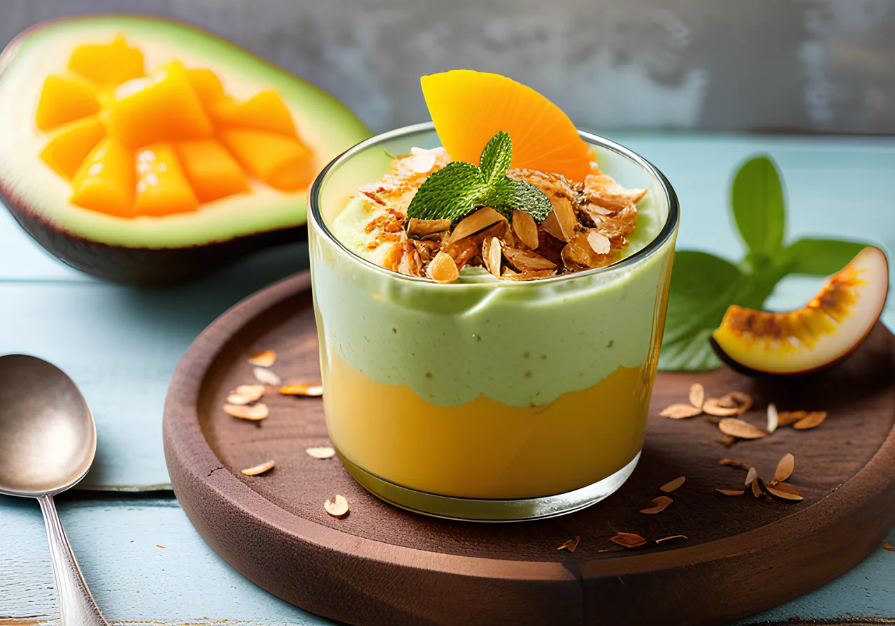 Avocado Cream with Mango