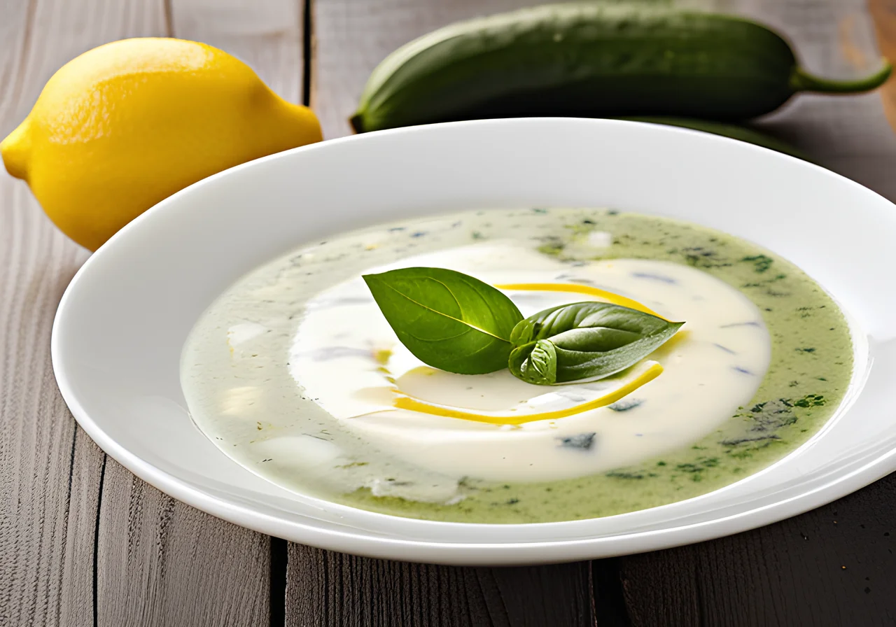 Cucumber Basil Cold Soup