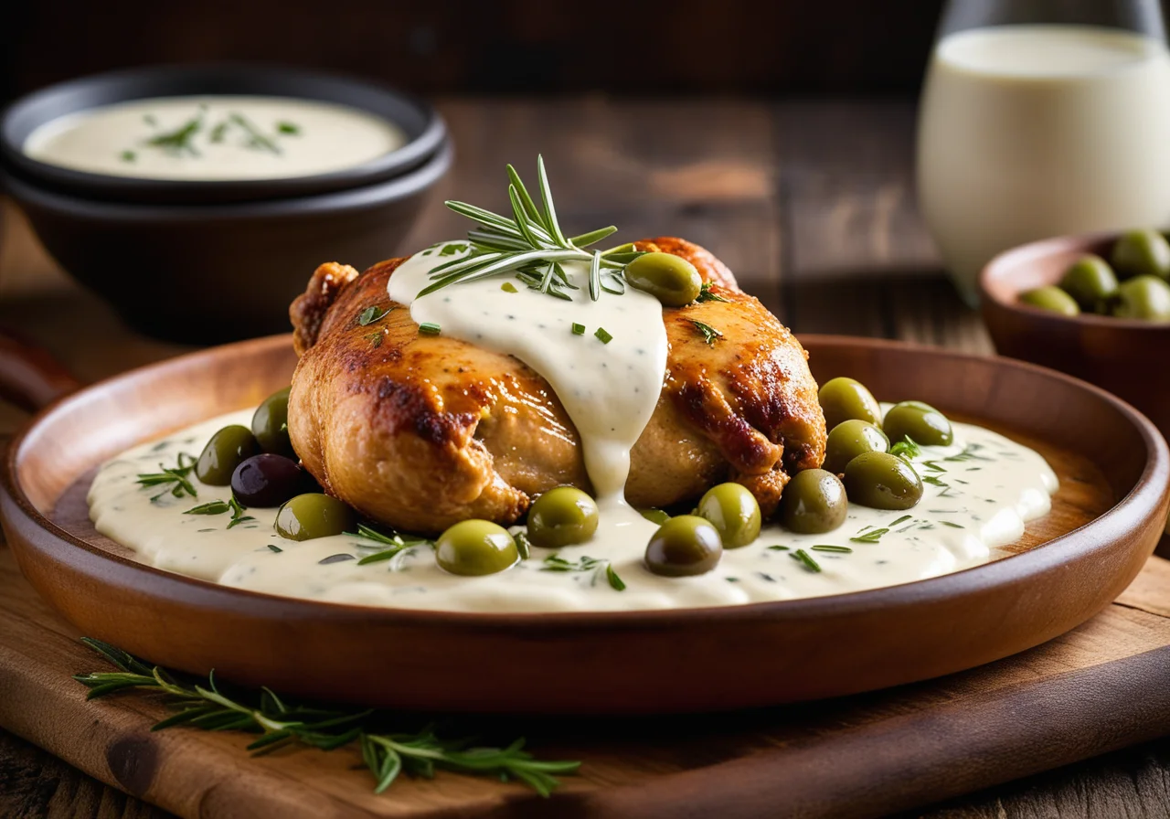 Chicken with Cream Sauce