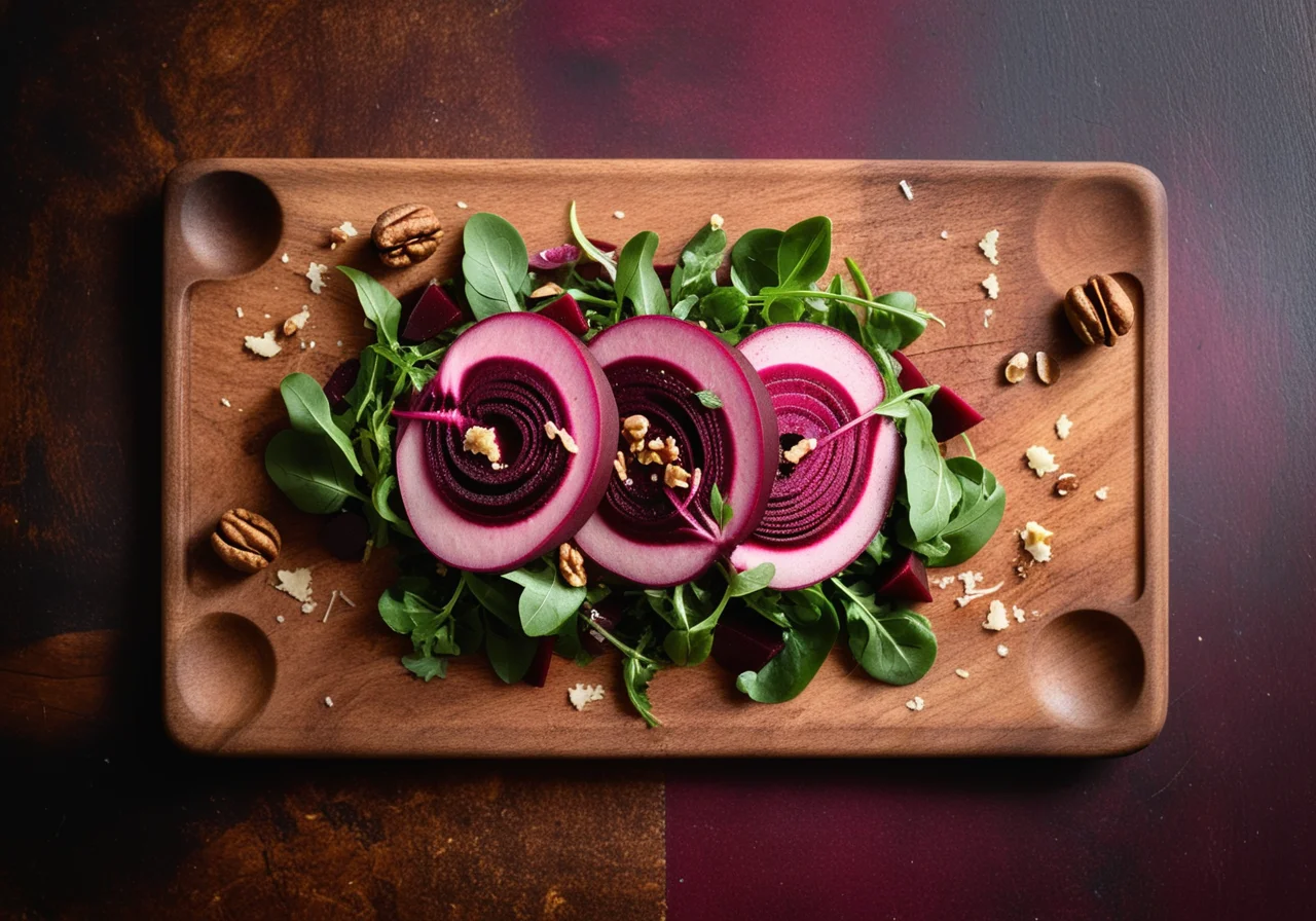 Beetroot Salad with Walnuts