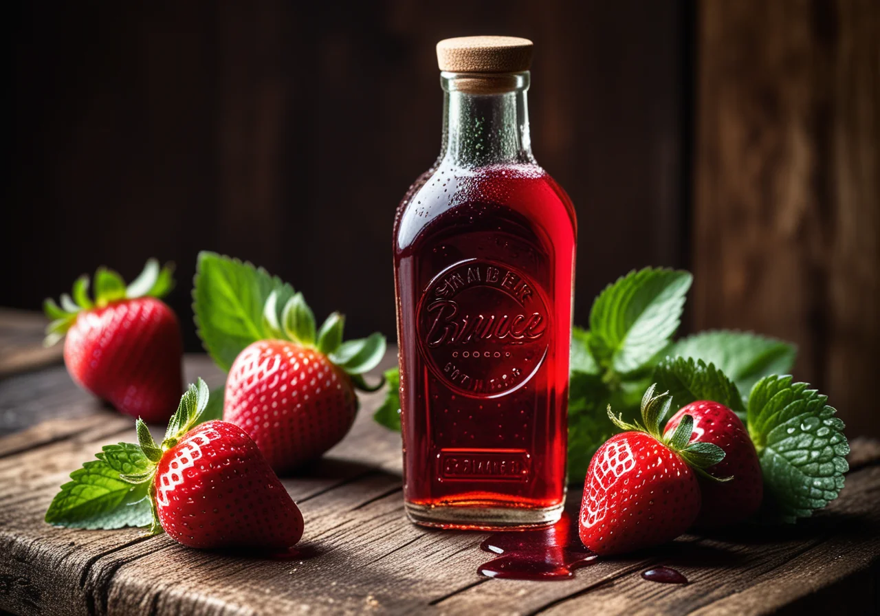 Self-Made Strawberry Syrup
