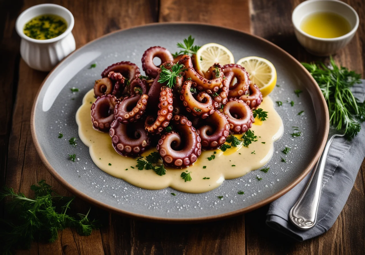 Octopus with Herb Vinaigrette