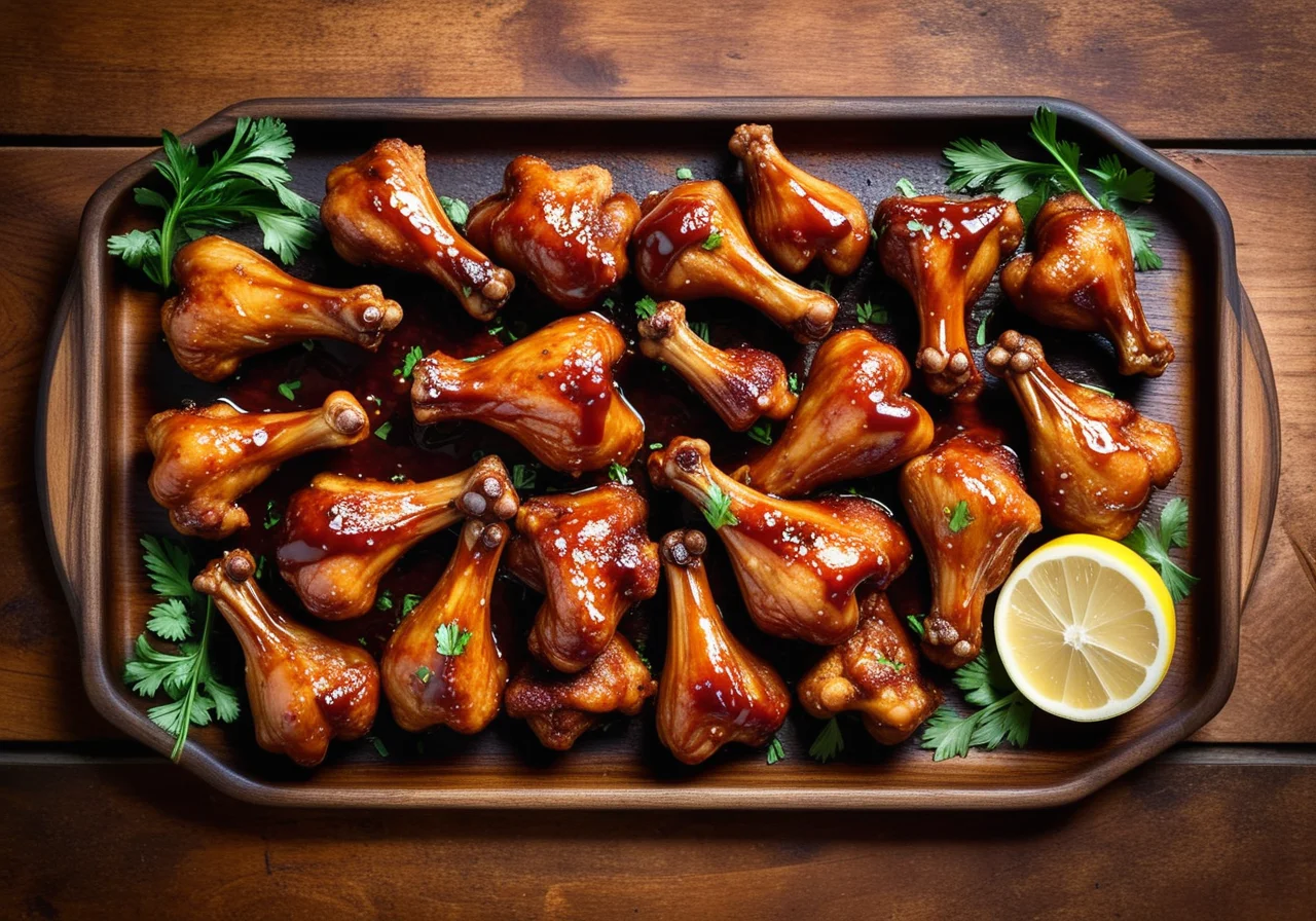 Chicken Wings with Barbecue Marinade