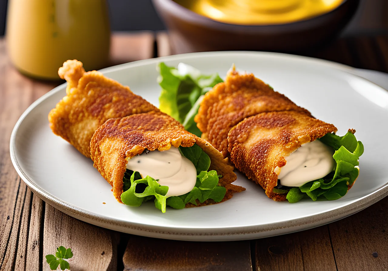 Chicken Schnitzel Wraps