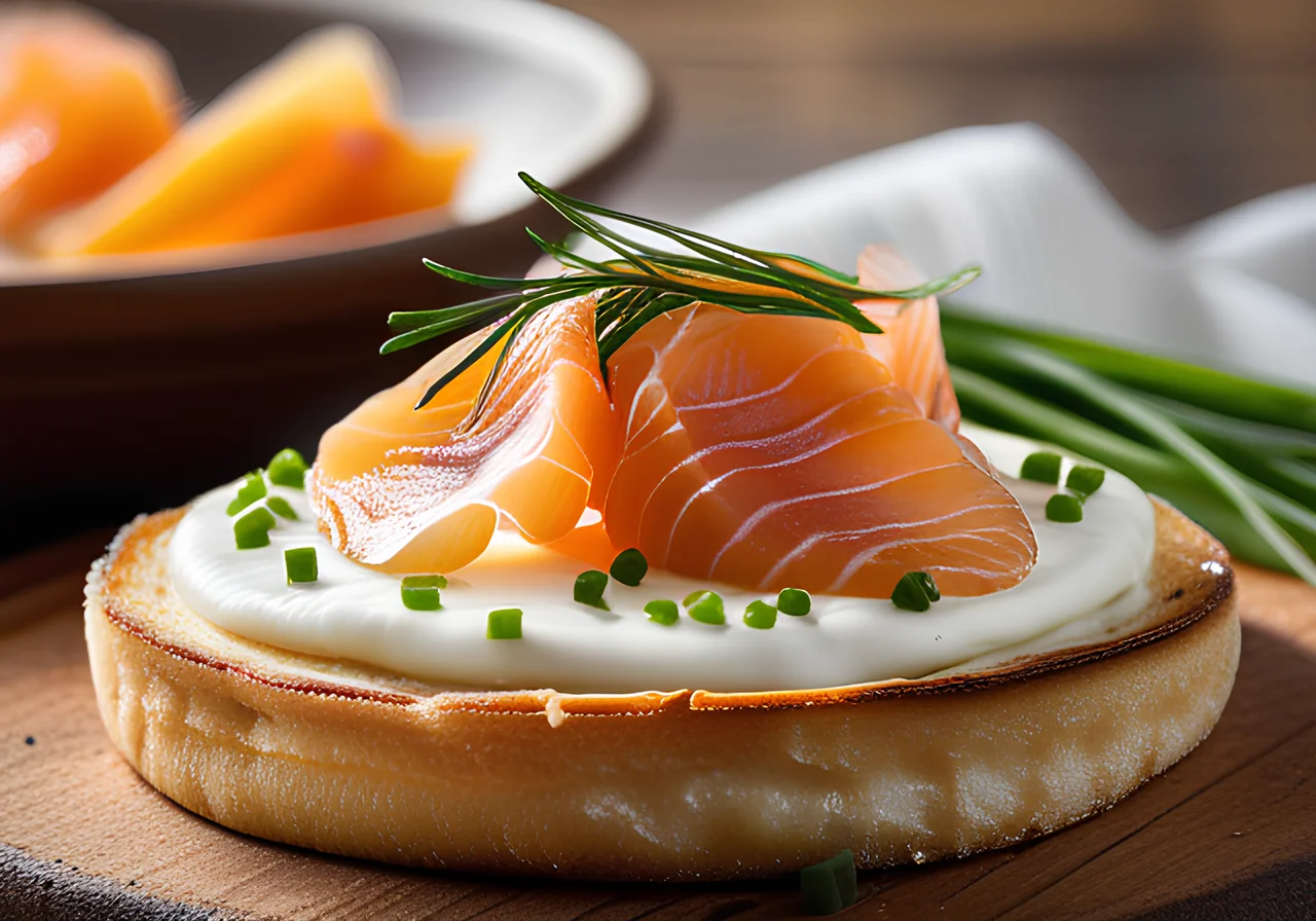 Blinis with Smoked Fish