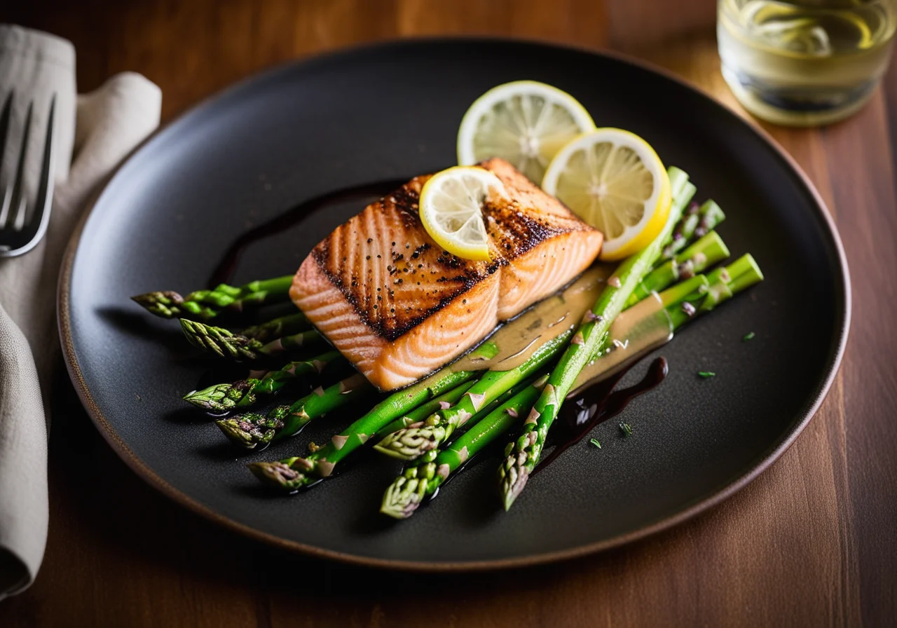 Salmon and Asparagus