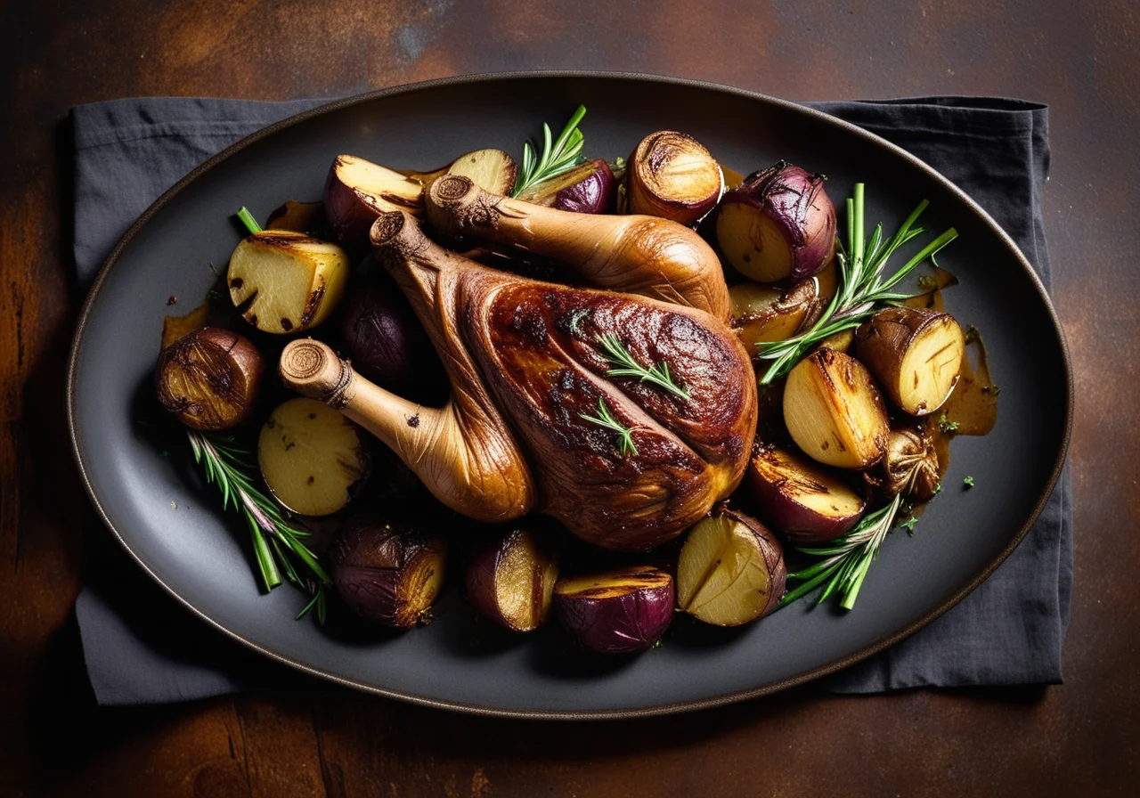 Lamb Roast with Artichokes and Potatoes