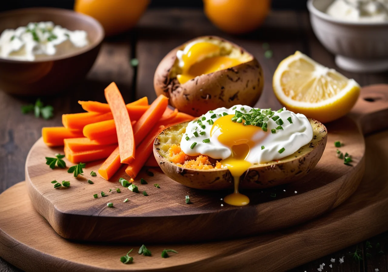 Oven Potatoes with Cottage Cheese