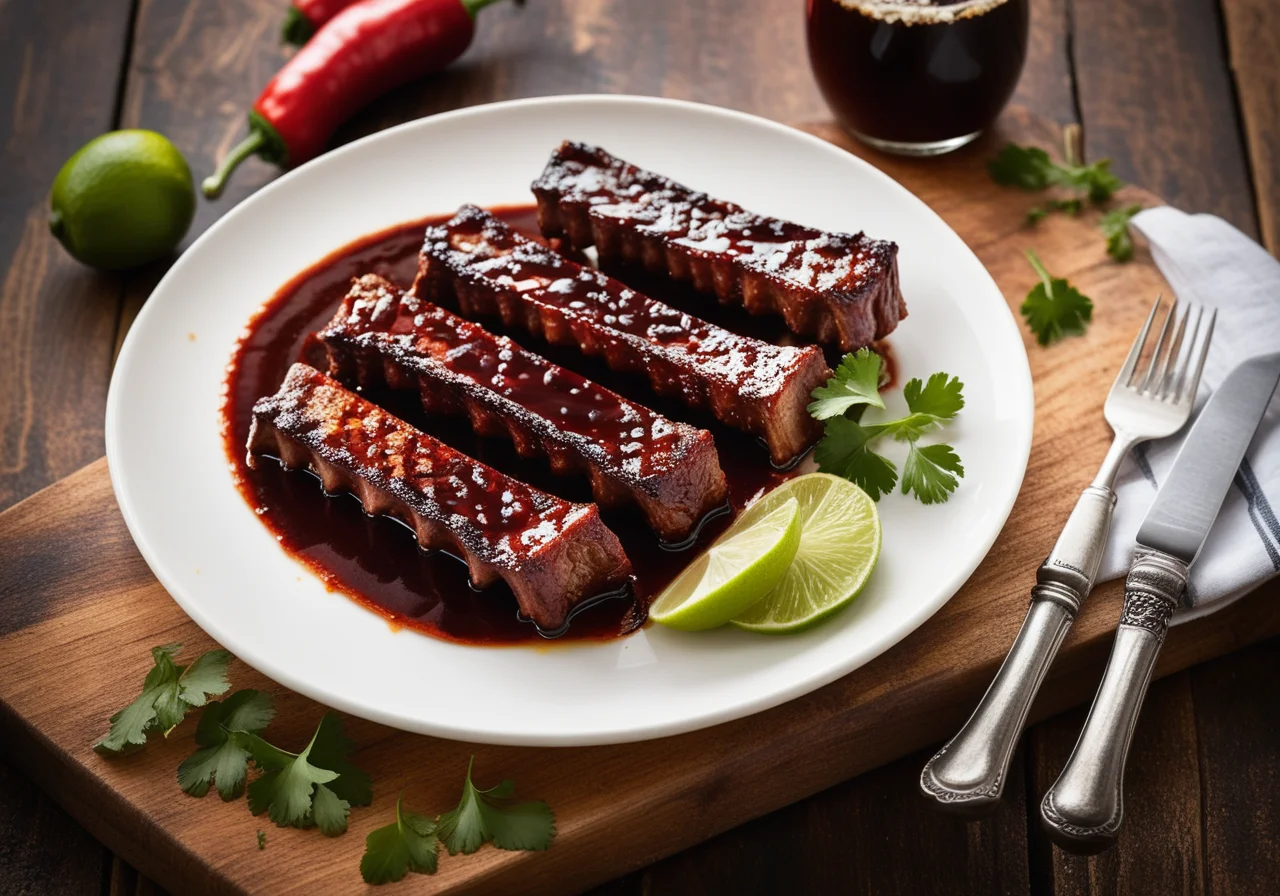 Pork Ribs with Barbecue Sauce