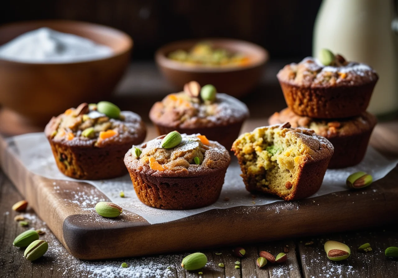 Sweet Zucchini Carrot Muffins