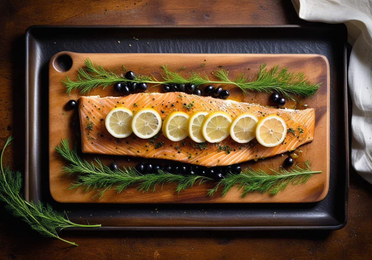 Baked Trout with Lemon