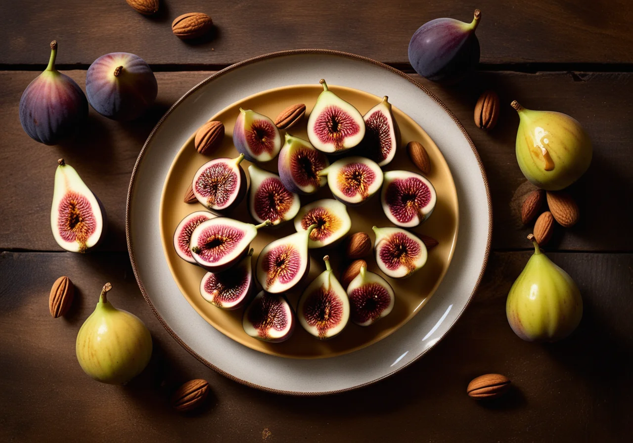 Figs with Almond Honey Filling