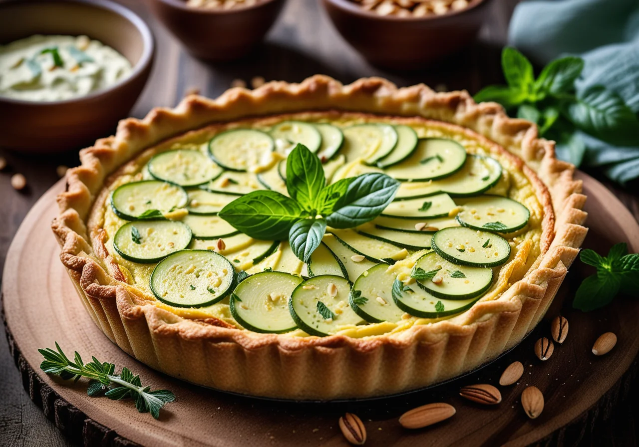 Ricotta Zucchini Quiche