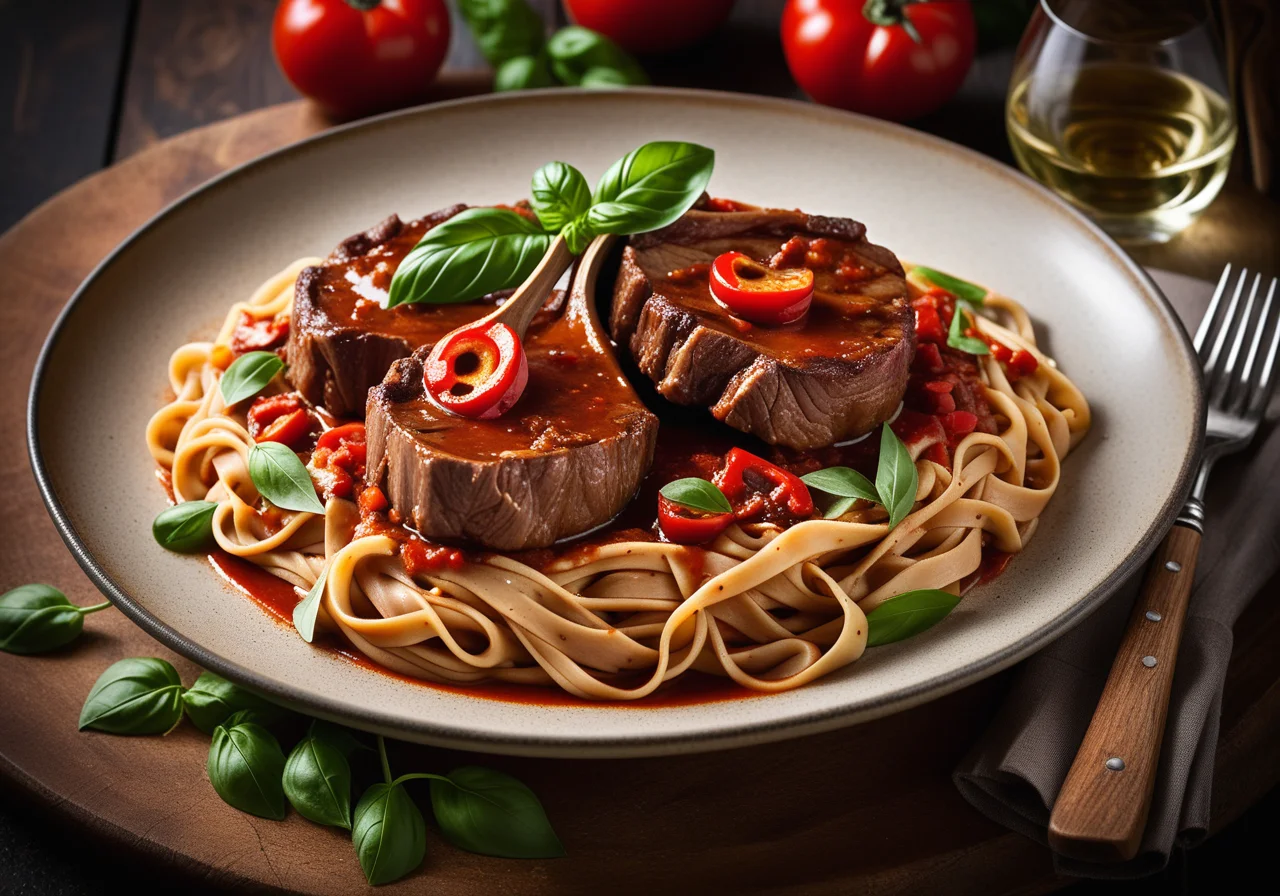 Veal Chops in Tomato Broth