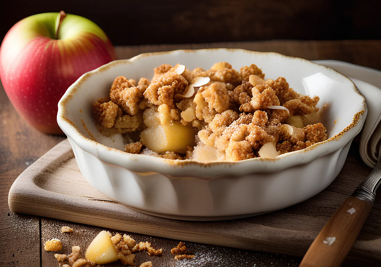 Healthy Apple Crumble