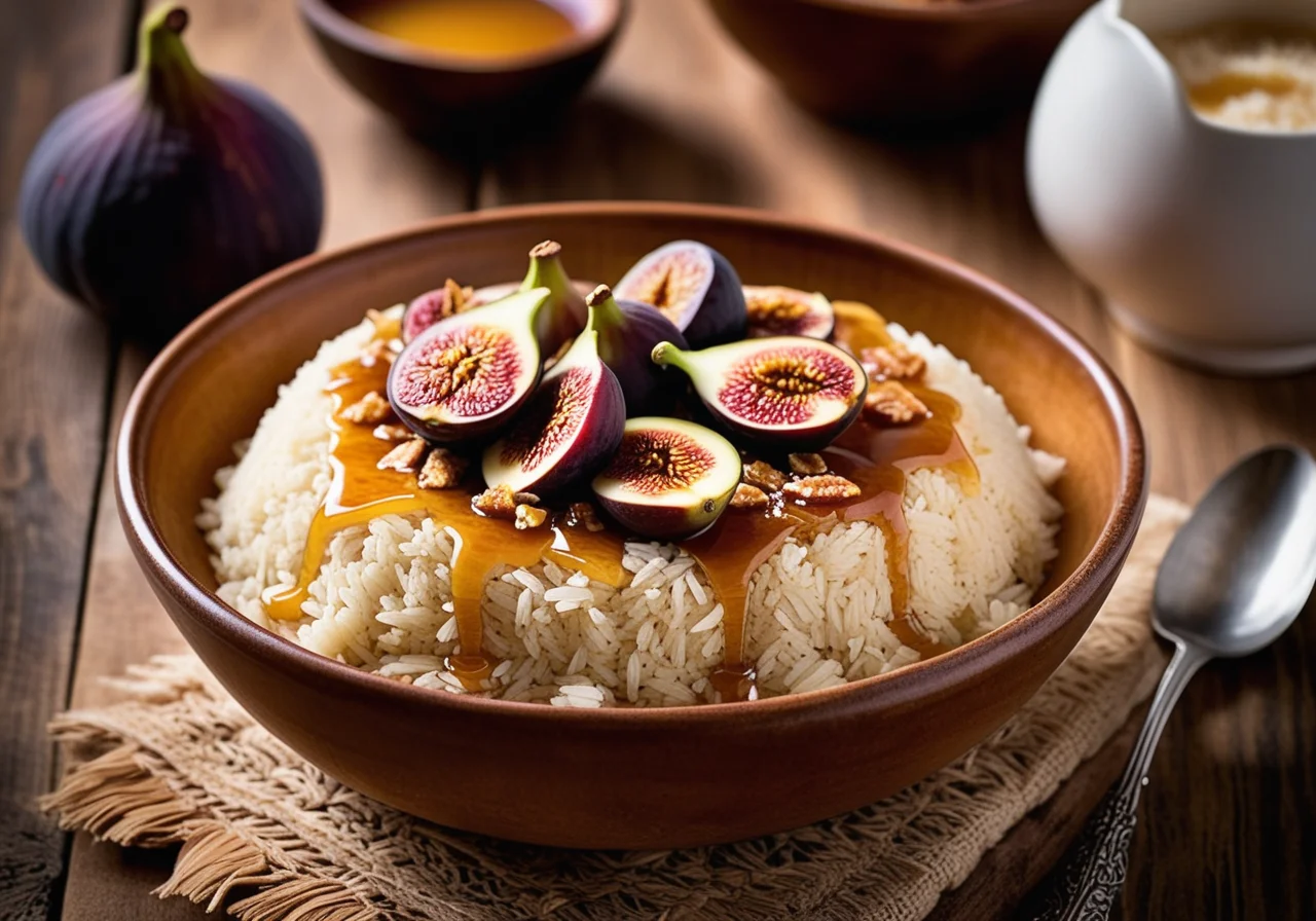 Rice Bake with Honey Figs