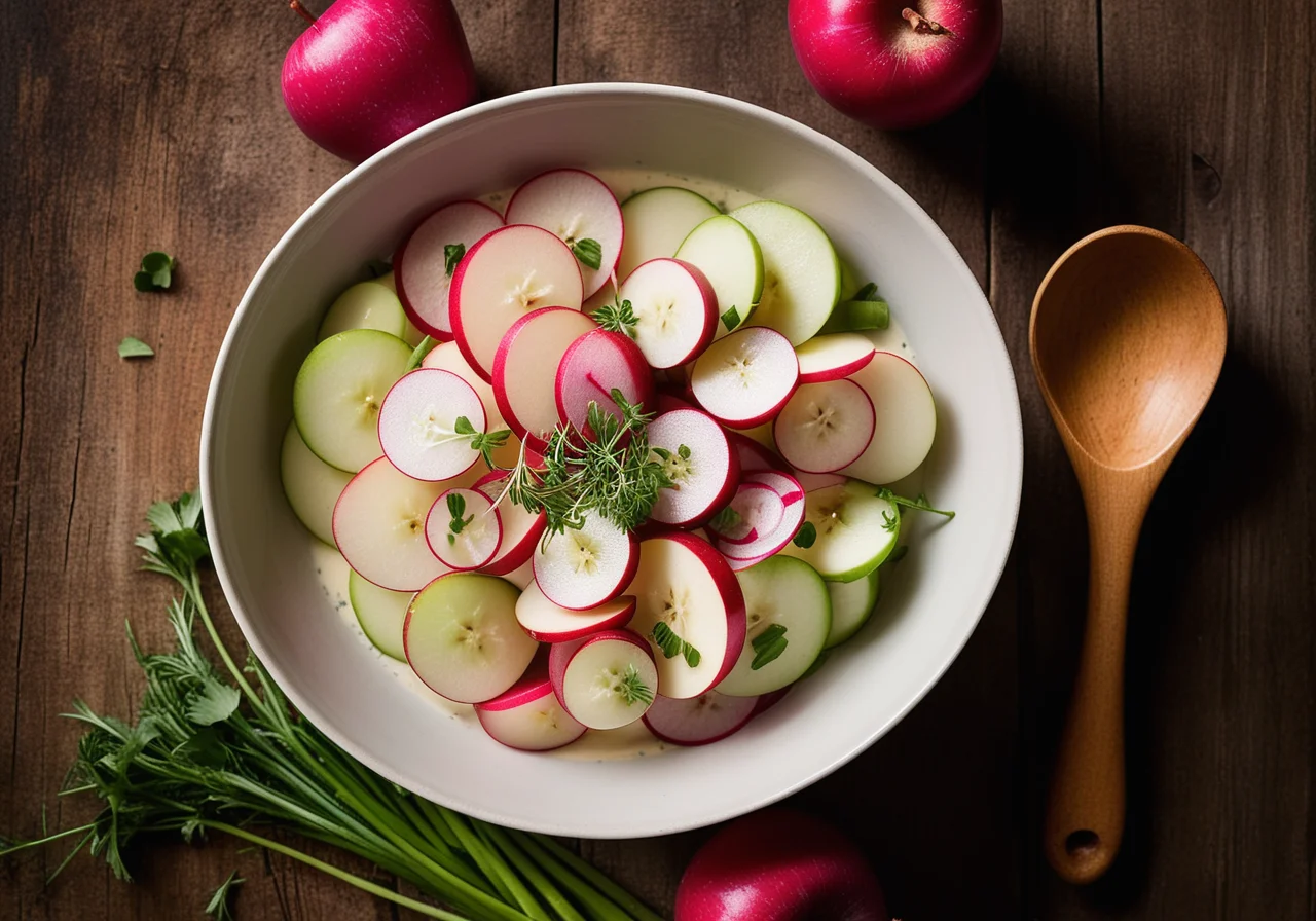 Apple Radish Salad