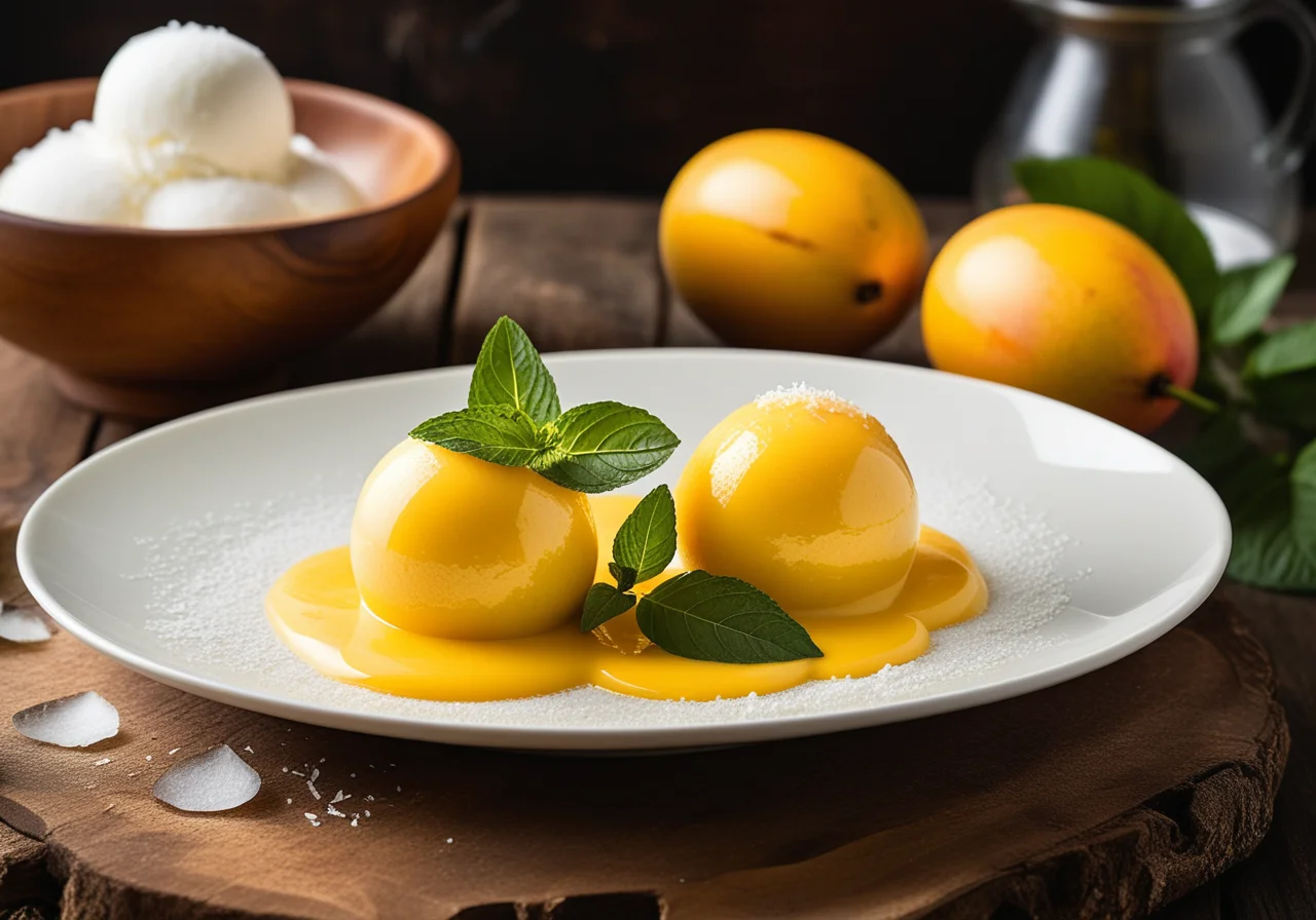 Mango Coconut Sorbet