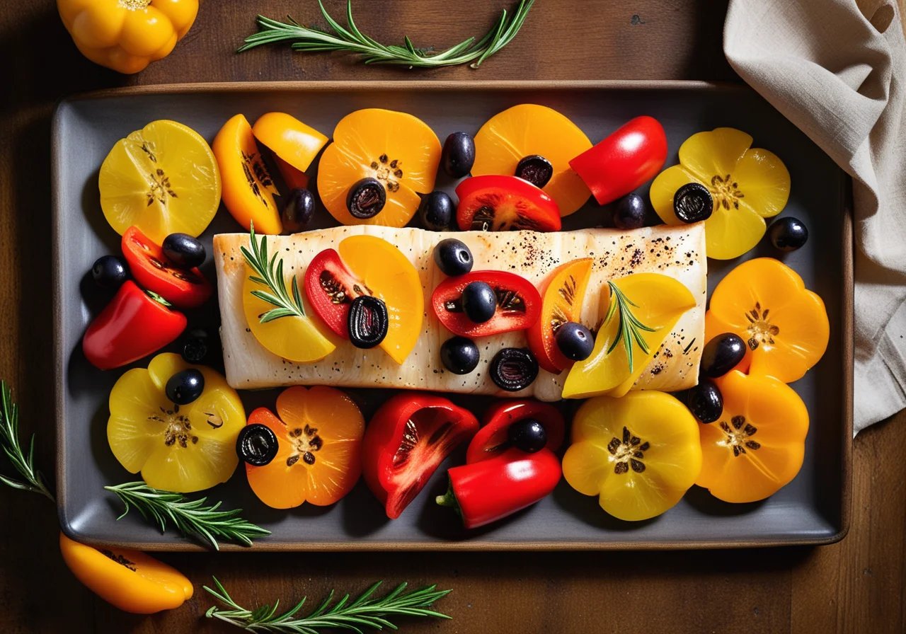 Baked Cod with Vegetables