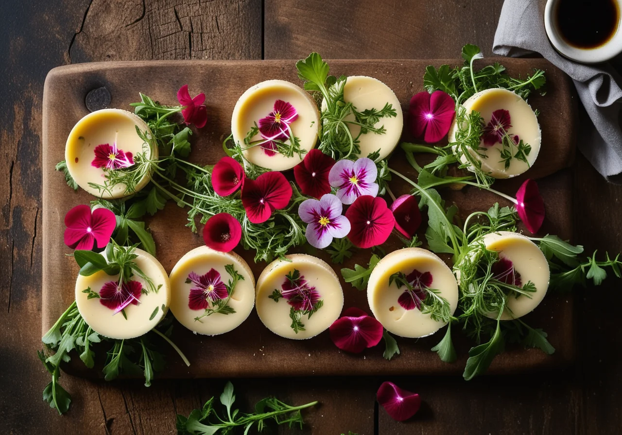Cheese Baskets with Salad