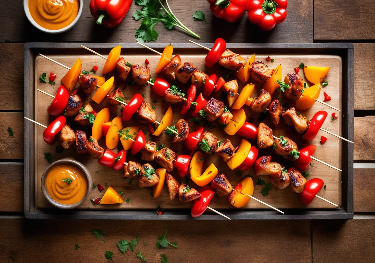 Poultry Skewer with Paprika