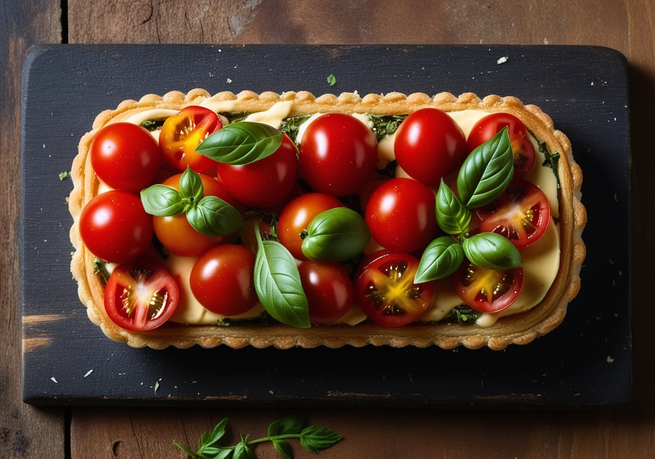 Goat Cheese Tartlets with Tomatoes