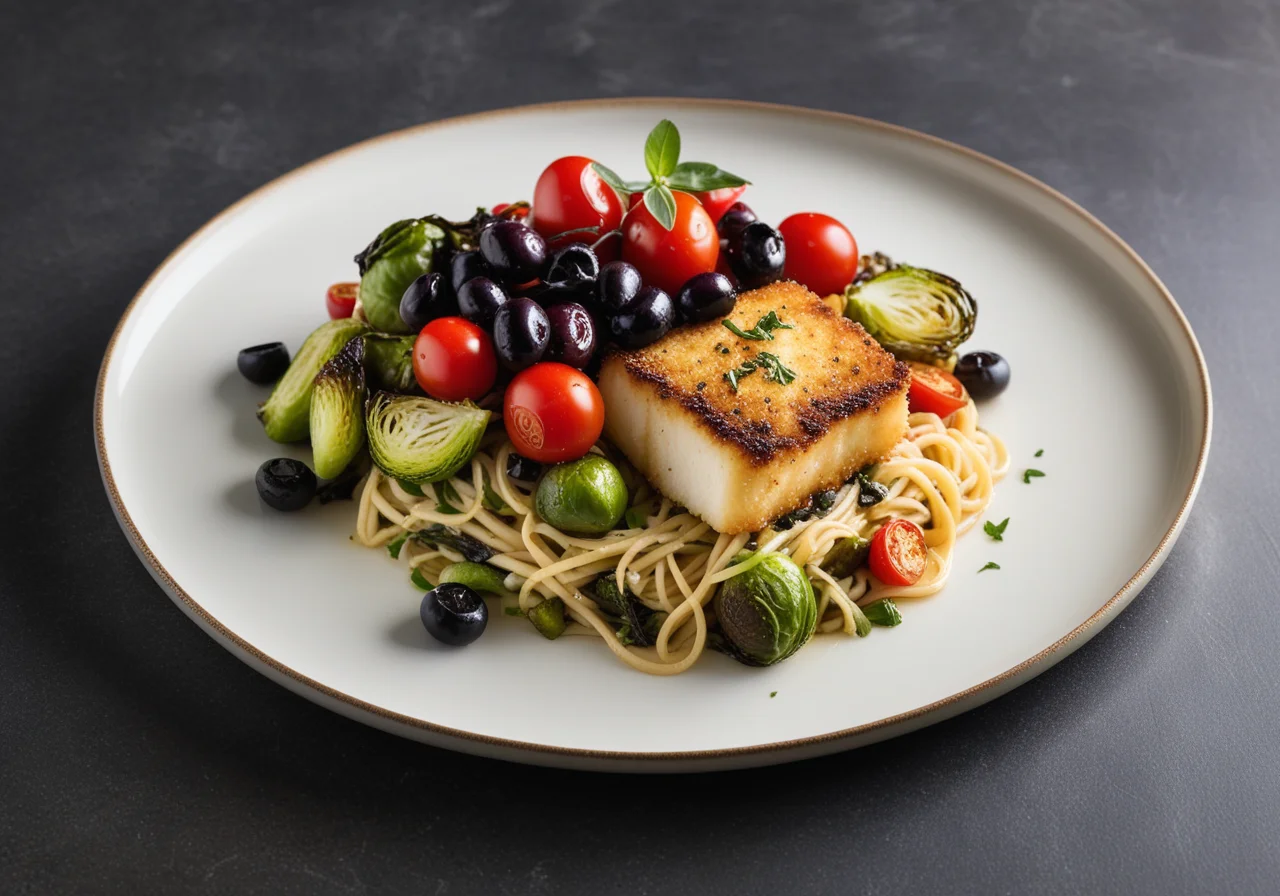 Spicy Halibut with Vegetables