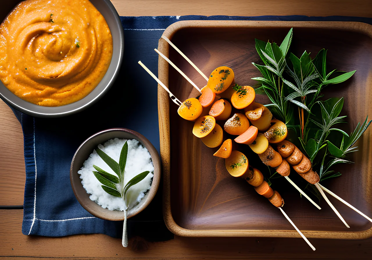 Potato Bay Leaf Skewers