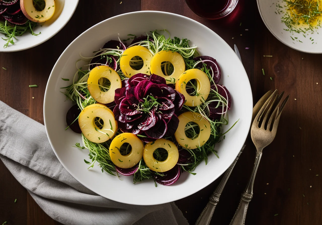 Alfalfa-Radicchio Salad