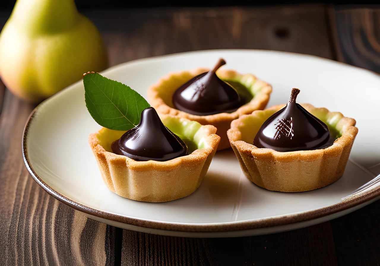 Pear Chocolate Tartlets