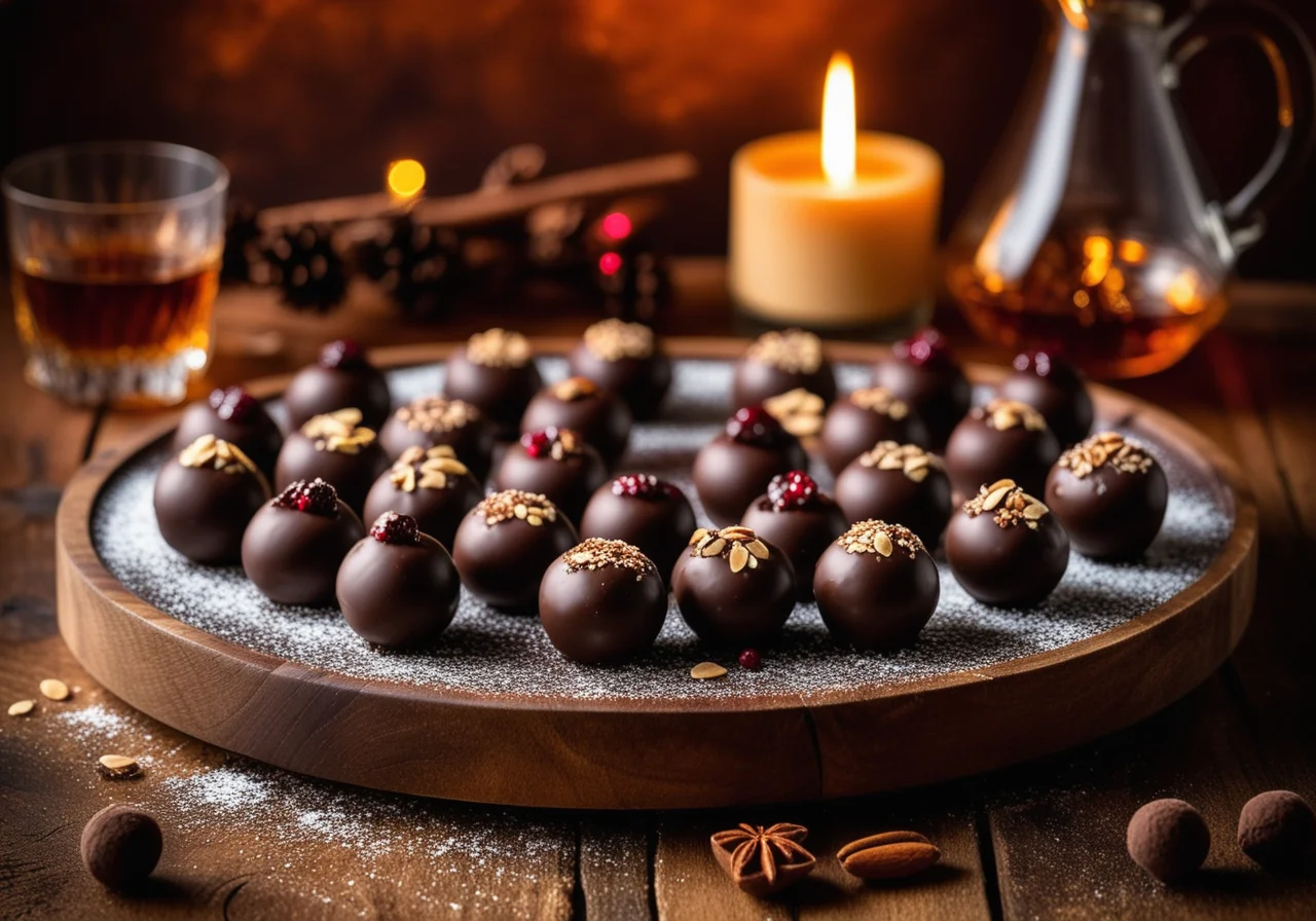 Christmas Truffles in English Style