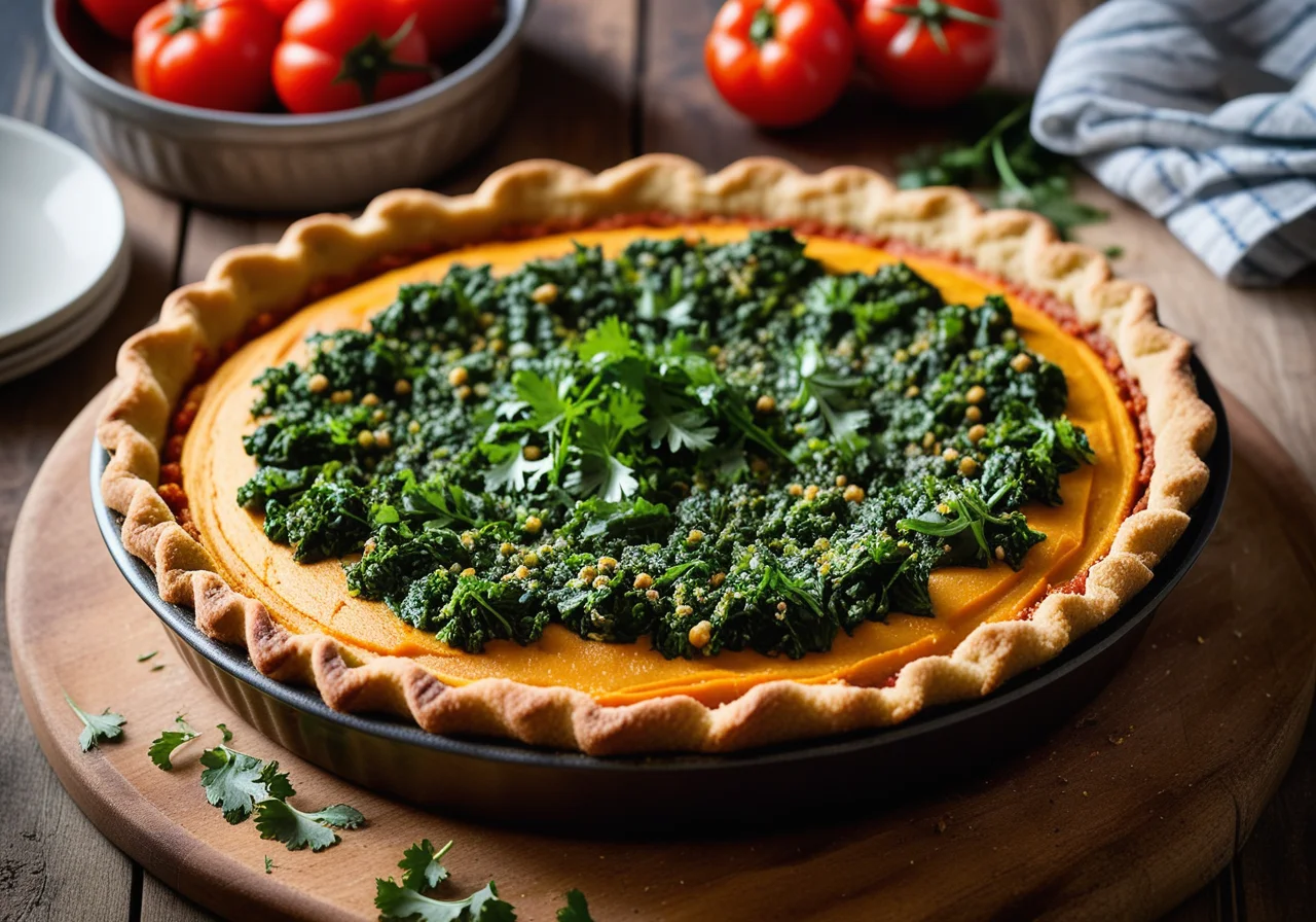 Sweet Potato Chickpea Pie