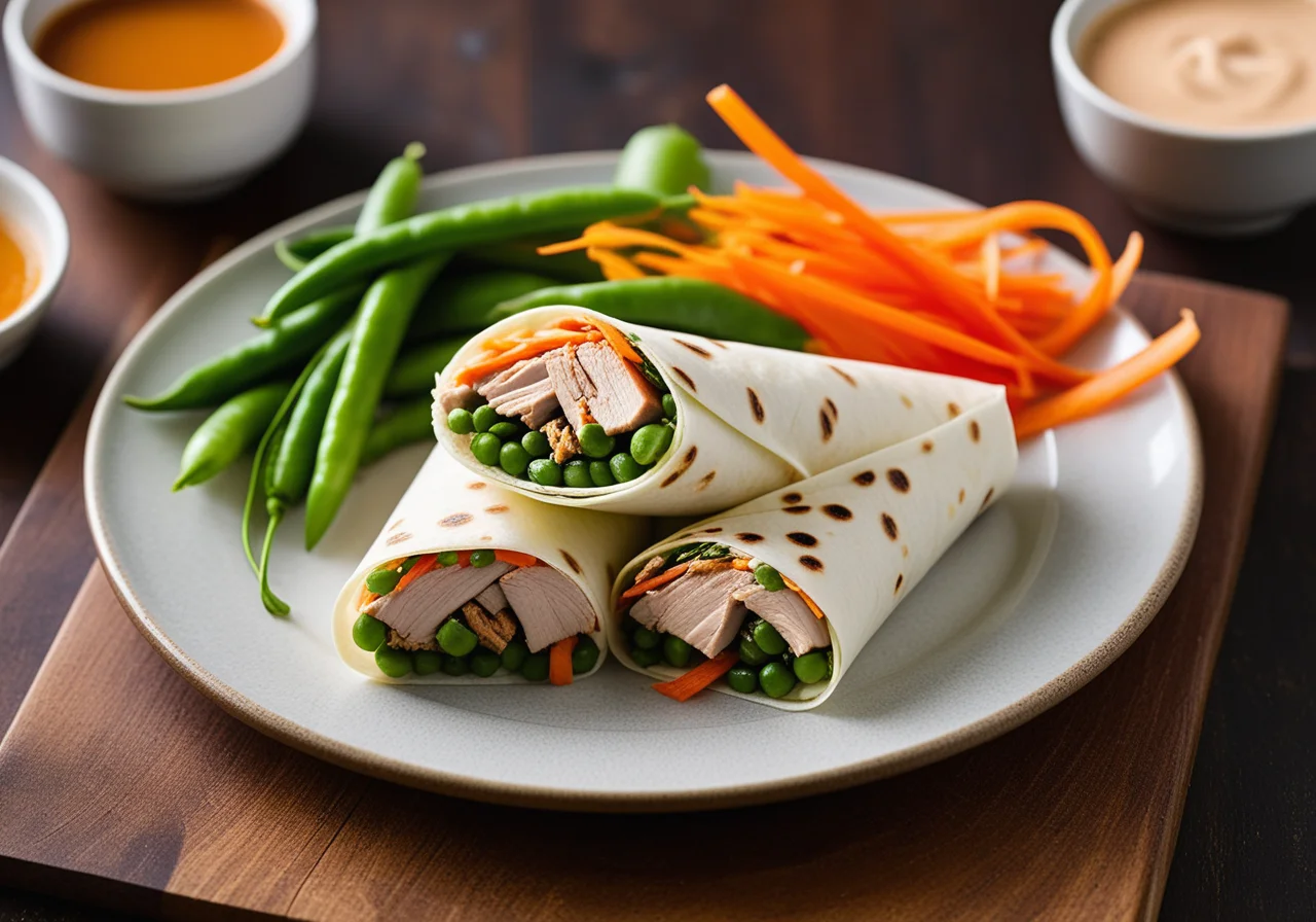 Asian Chicken Wraps