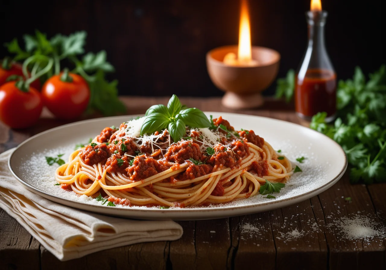 Spaghetti with Meat Sauce (Bolognese)
