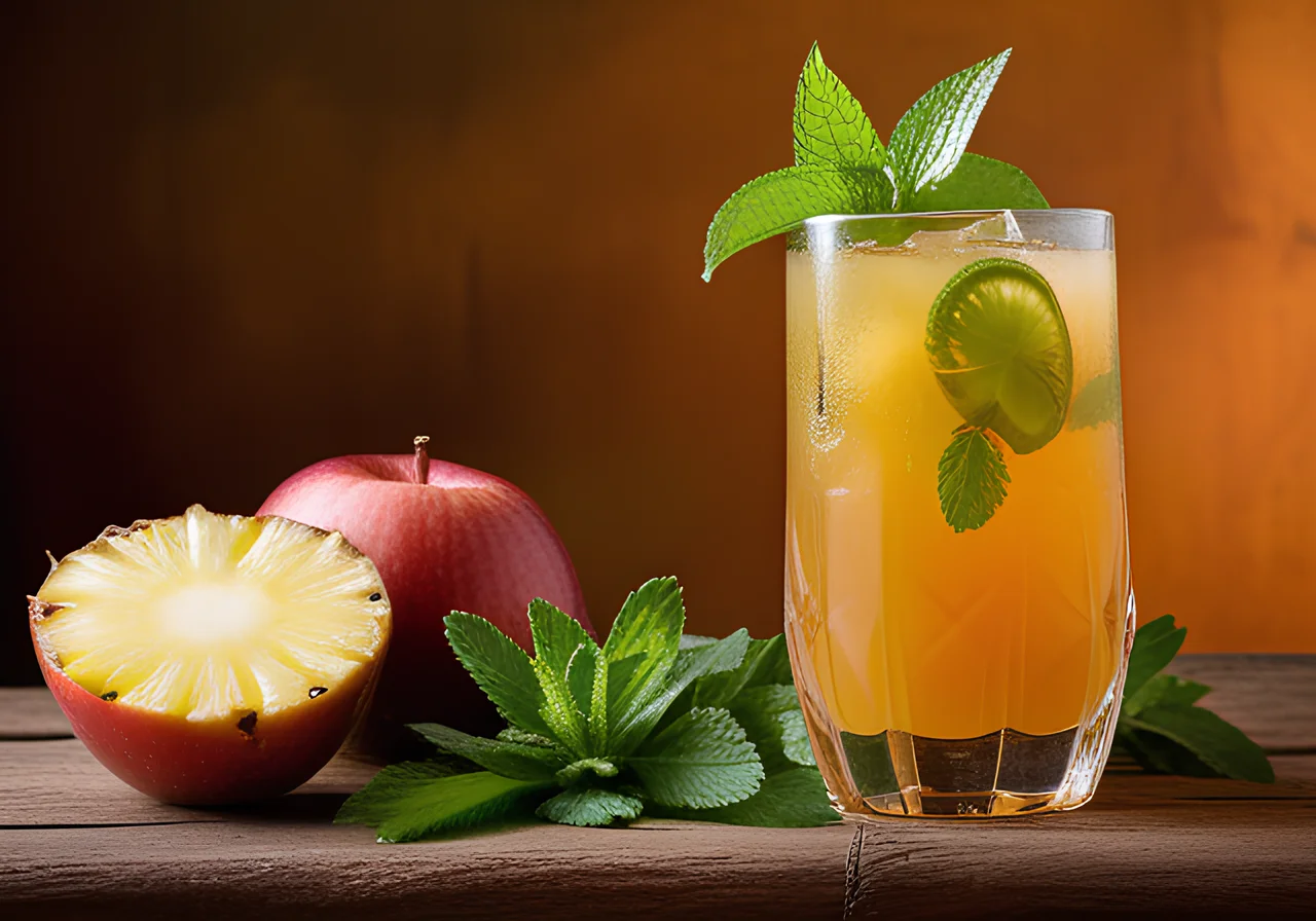 Spicy Apple-Pineapple Juice