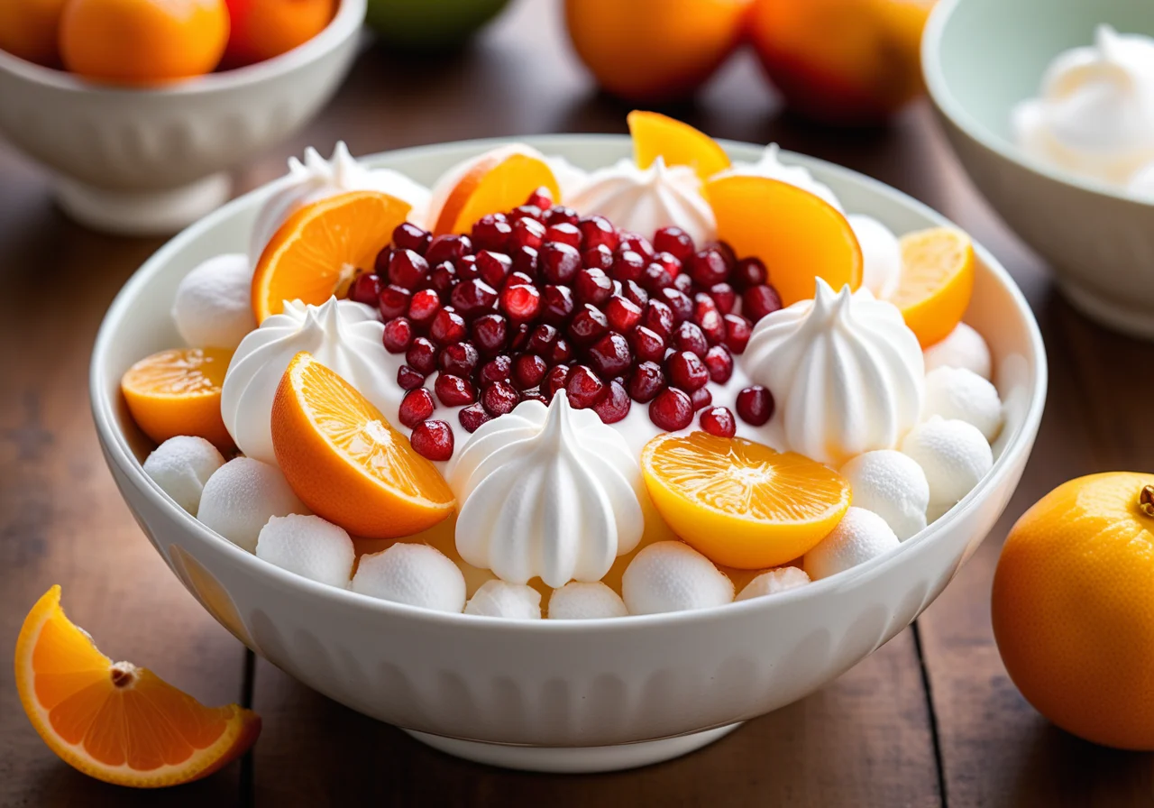 Lime Ice with Tropical Fruits