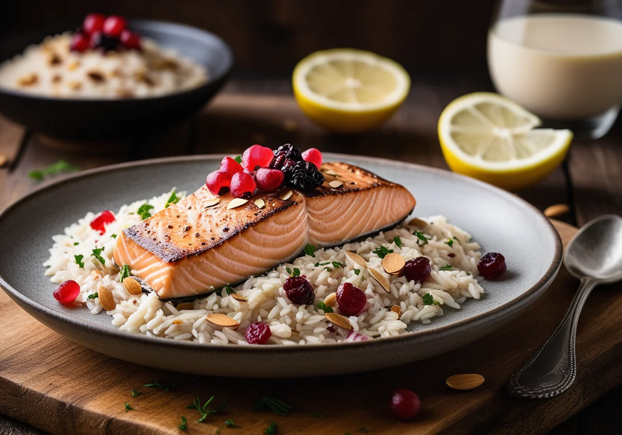 Salmon with Creamy Sauce