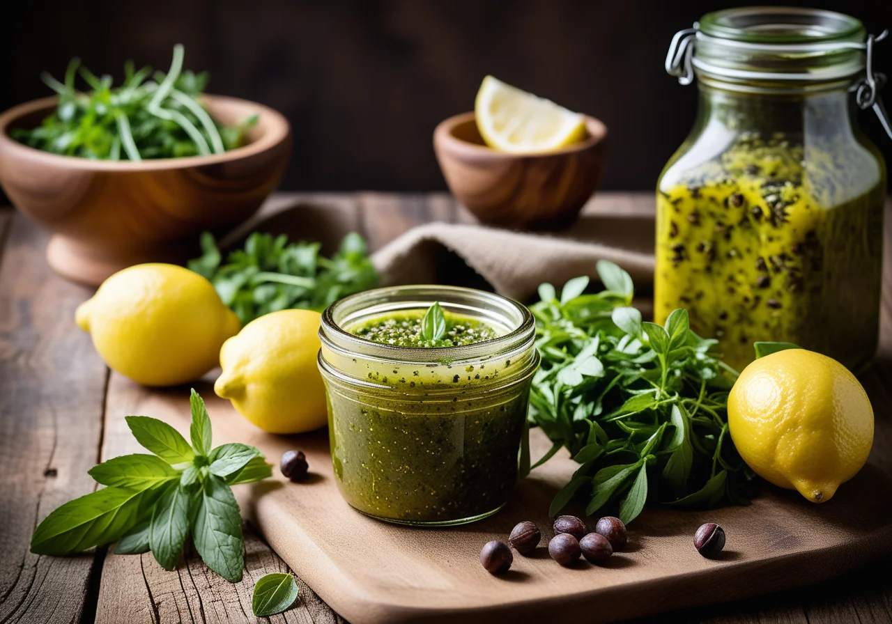 Salsa Verde with Lemon